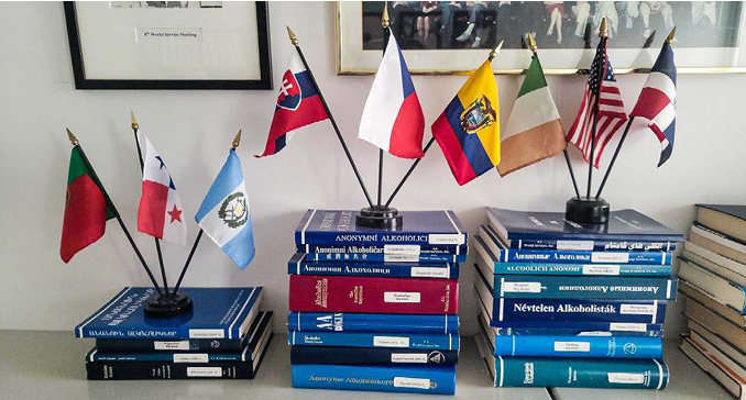 A.A. literature flags